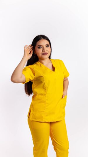 Pijama quirurgica amarilla hotsell
